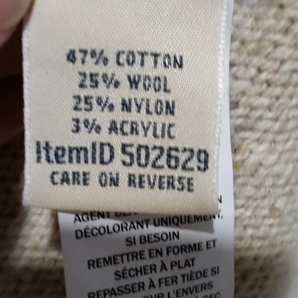 L.L.Bean sweater wool blends large - Picture 6 of 8